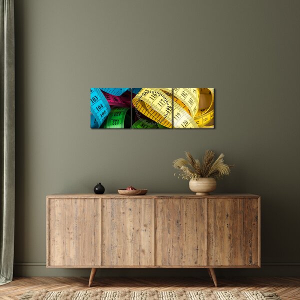 A színes méter képe (órával) (90x30 cm)