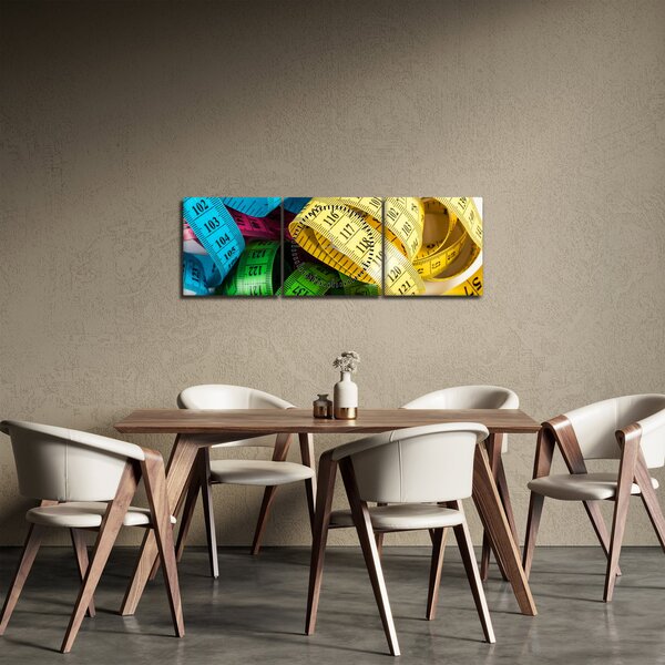 A színes méter képe (órával) (90x30 cm)
