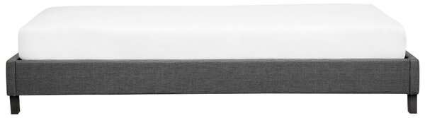 Fejtámla nélküli ágy ROANNE 90 x 200 cm Szürke