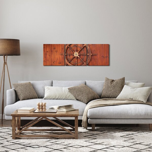 Kormánylapát képe (órával) (90x30 cm)