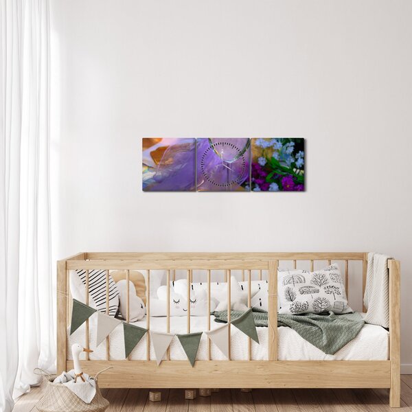 Piknik képe (órával) (90x30 cm)