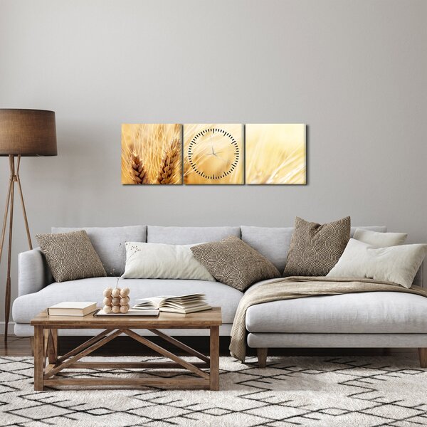 Kép - részlet gabona (órával) (90x30 cm)