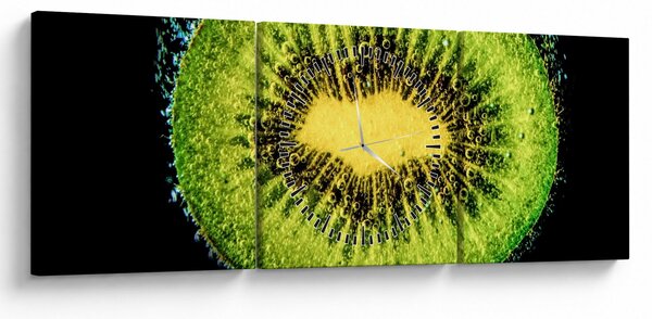 Kép - kivi részlete a vízben (órával) (90x30 cm)
