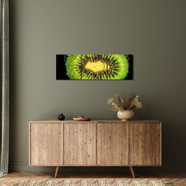 Kép - kivi részlete a vízben (órával) (90x30 cm)
