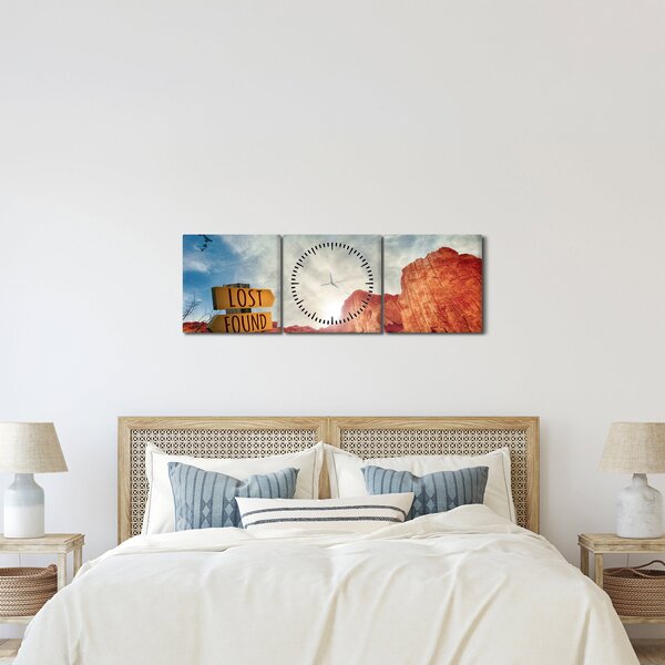 Mutatók felirattal képe (órával) (90x30 cm)