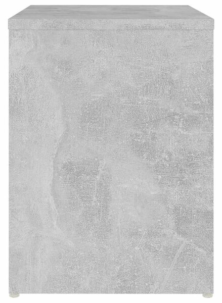 2 db betonszürke szerelt fa éjjeliszekrény 40 x 30 x 40 cm