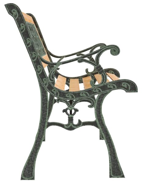 Tömör fenyőfa kerti pad 122 cm