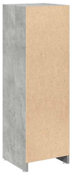 Betonszürke forgácslap fürdőszobaszekrény 30 x 30 x 95 cm