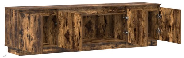 TV szekrény 180 x 38 x 49 cm Füstölt tölgy Szerelt Fa