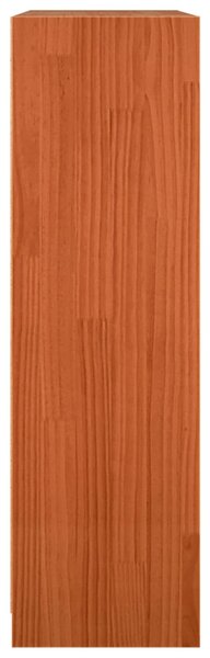 Könyvespolc Faggyú barna 104 x 33 x 110 cm Tömör fenyőfa