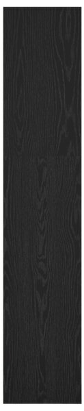 Könyvespolc 4 szintes 40 x 30 x 152 cm Szerelt Fa Fekete tölgy