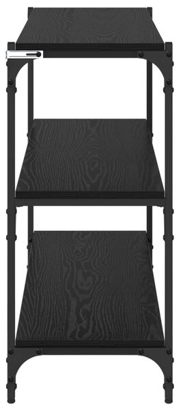 Könyvespolc Musta tammi 100 x 33 x 70,5 cm Műszaki fa és vas