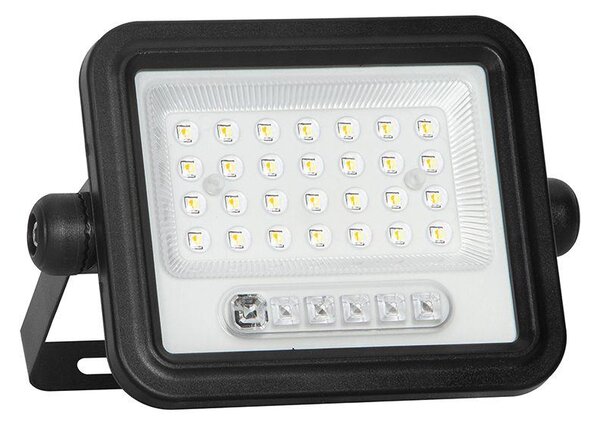 V-TAC 6W napelemes LED reflektor, 2000K - 8000K között állítható színhőmérséklettel - SKU 24082