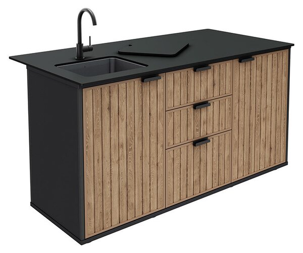 Deco compact kültéri konyha mosogatóval csapteleppel