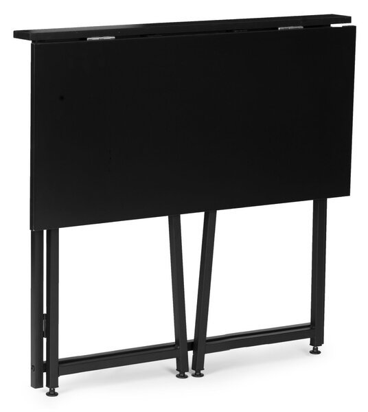 Összecsukható íróasztal 80x45 cm laptop asztal fekete