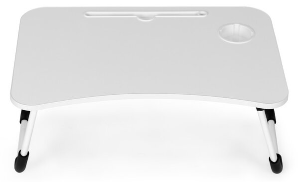 Összecsukható laptoptartó, 60x40 cm, fehér
