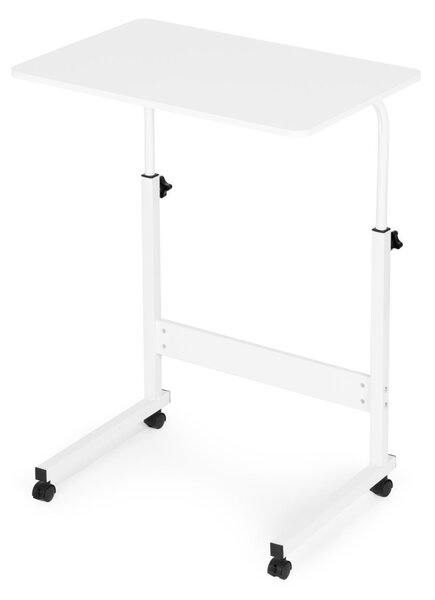 Mobil laptopasztal, fotelhez, kanapéhoz rögzíthető, fehér