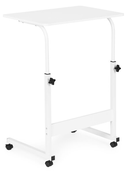 Mobil laptopasztal, fotelhez, kanapéhoz rögzíthető, fehér