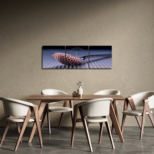 A visszaverődés képe (órával) (90x30 cm)