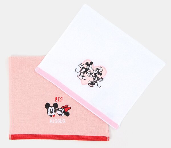 Sinsay - Törölköző 2 pack Mickey Mouse - pasztellpink