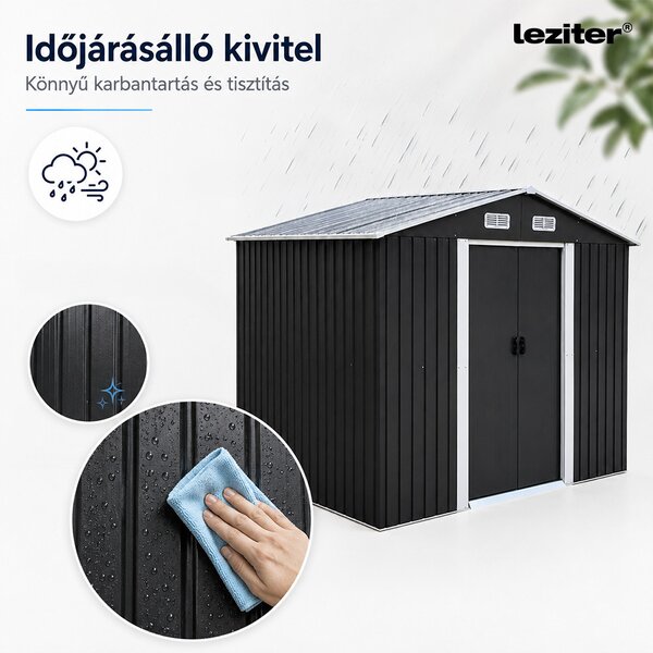 Alaska 6x8 kerti szerszámtároló ház