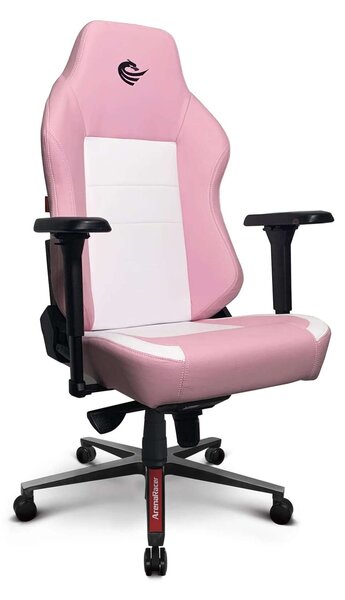 ArenaRacer Titan Gamer szék #fehér-rózsaszín
