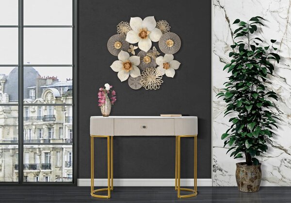 Bézs konzolasztal 100x40 cm Montpellier - Mauro Ferretti