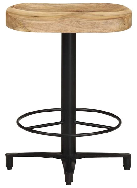 2 db tömör mangófa bárszék 52 cm