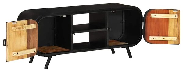 Tömör újrahasznosított fa TV-szekrény 110 x 30 x 45 cm