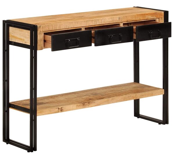 Tömör mangófa tálalóasztal 110 x 30 x 76 cm