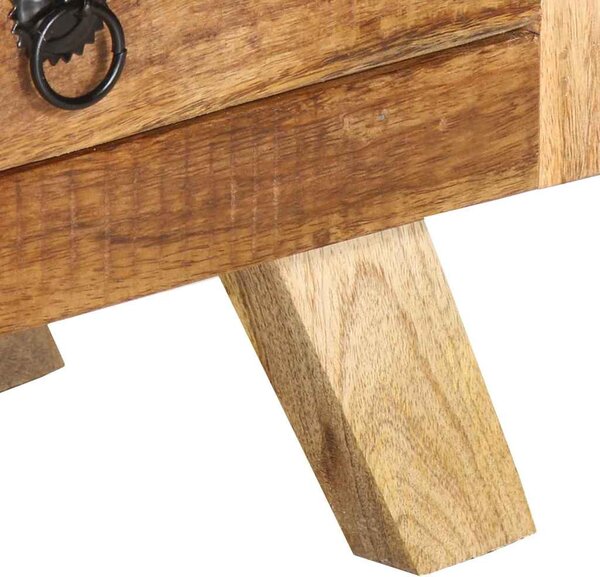 Tömör mangófa TV-szekrény 110 x 30 x 40 cm