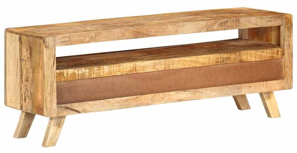 Tömör mangófa TV-szekrény 110 x 30 x 40 cm