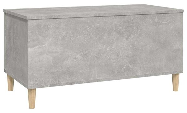 Betonszürke szerelt fa dohányzóasztal 90x44,5x45 cm