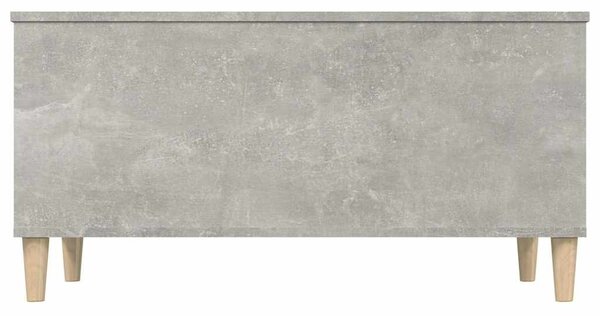 Betonszürke szerelt fa dohányzóasztal 90x44,5x45 cm