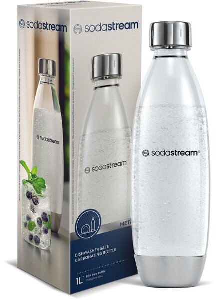 Sodastream Fuse Metal palack 1 l, mosogatógépbe