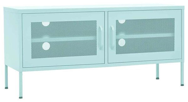 Mentazöld acél TV-szekrény 105 x 35 x 50 cm