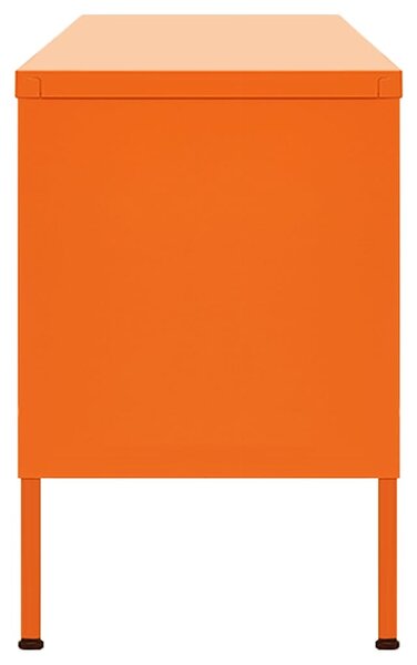 Narancssárga acél TV-szekrény 105 x 35 x 50 cm