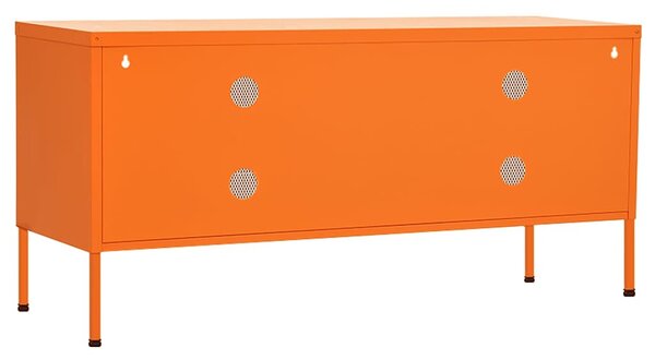 Narancssárga acél TV-szekrény 105 x 35 x 50 cm