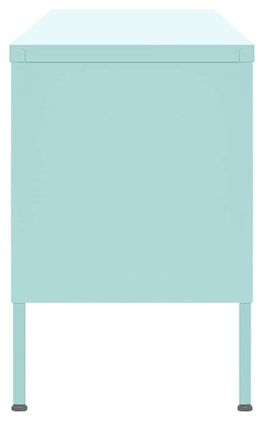 Mentazöld acél TV-szekrény 105 x 35 x 50 cm