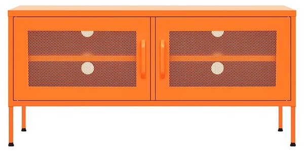 Narancssárga acél TV-szekrény 105 x 35 x 50 cm
