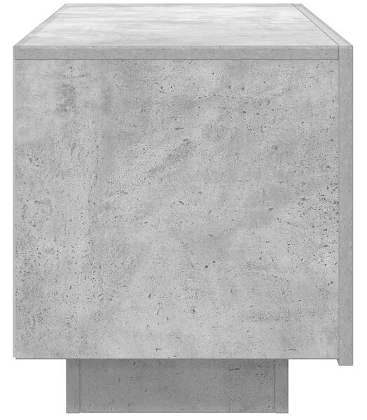 Betonszürke szerelt fa TV-szekrény 100x35x40 cm