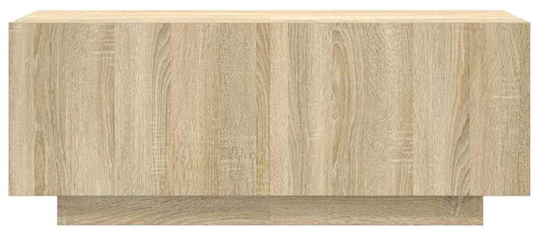 Sonoma tölgyszínű szerelt fa TV-szekrény 100 x 35 x 40 cm