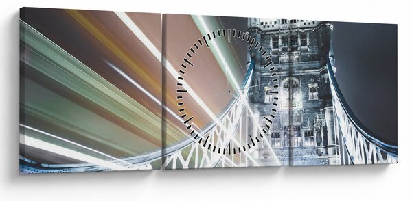 A Tower Bridge képe (órával) (90x30 cm)