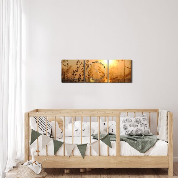 Napkelte képe (órával) (90x30 cm)
