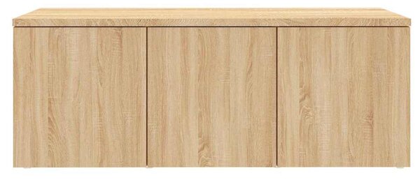 Sonoma tölgy színű szerelt fa TV-szekrény 80 x 34 x 30 cm