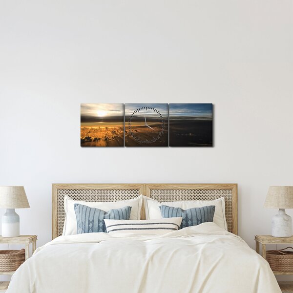 Az ég képe (órával) (90x30 cm)