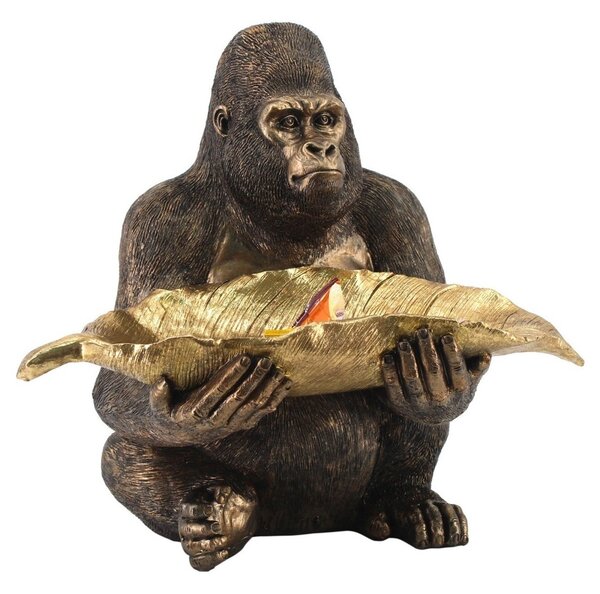 Szobrok, figurák Signes Grimalt Gorilla Figura Levél