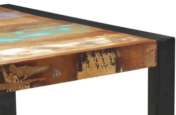 Tömör újrahasznosított fa tálalóasztal 110 x 35 x 76 cm
