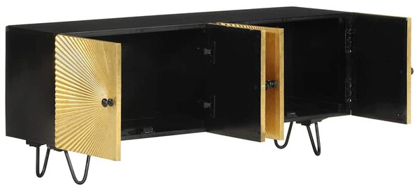 Tömör mangófa TV-szekrény 110 x 30 x 45 cm
