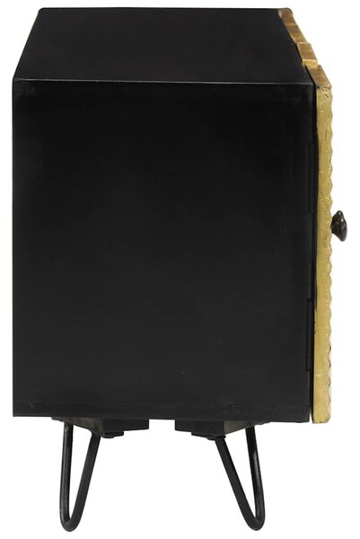 Tömör mangófa TV-szekrény 110 x 30 x 45 cm